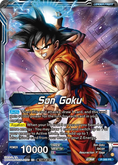 P-399-PR - Son Goku // Super Saiyan Blue Son Goku Returns 