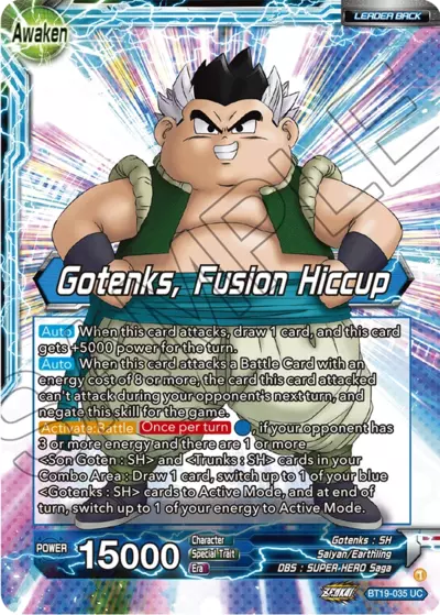 Gotenks, Contre les Forces du Mal : BT12-041 SR - Carte Dragon Ball Super  Card Game - DracauGames