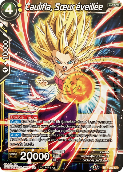 BT7-083-SR - Caulifla, Sœur éveillée (Pack De Tournoi UWS Vol.6 ...