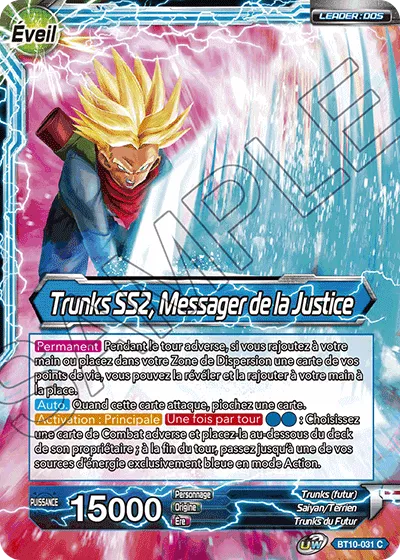 Trunks // Trunks SS2, Messager de la Justice
