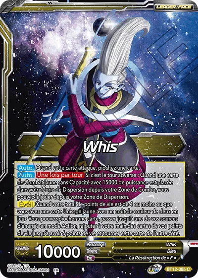 Whis // Whis, Mentor divin