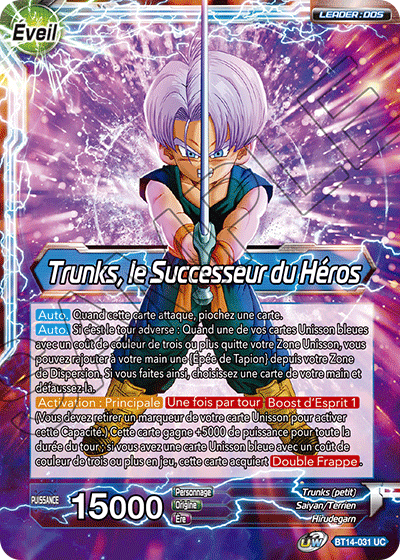 Trunks // Trunks, le Successeur du Héros