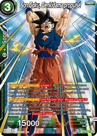 BT14-071-SR - Son Goku, Genkidama propulsé 