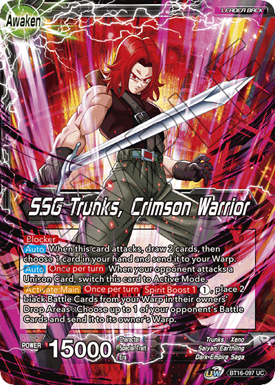 Trunks // SSG Trunks, Crimson Warrior