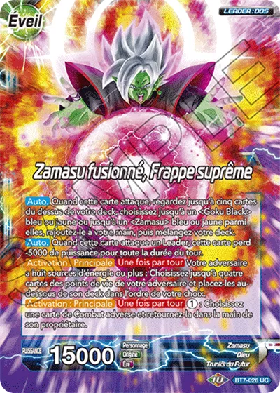 Goku Black et Zamasu // Zamasu fusionné, Frappe suprême