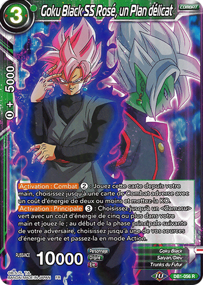 Db1 056 R Goku Black Ss Rosé Un Plan Délicat Eb1 Dbscardsfr