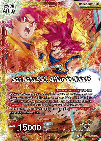 Son Goku Super Saiyan // Son Goku SSG, Afflux de Divinité