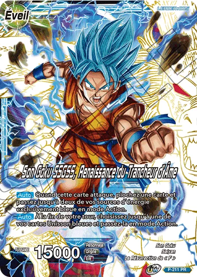 Son Goku Super Saiyan divin // Son Goku SSGSS, Renaissance du Trancheur d'Âme