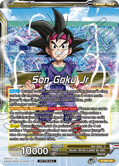P-290-PR - Son Goku Jr // Son Goku Jr SS, Fils de la Lignée 