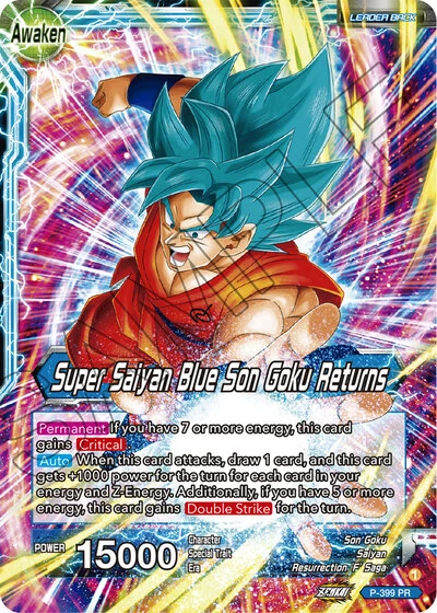 P-399-PR - Son Goku // Super Saiyan Blue Son Goku Returns 