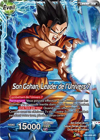Son Gohan // Son Gohan, Leader de l'Univers 7